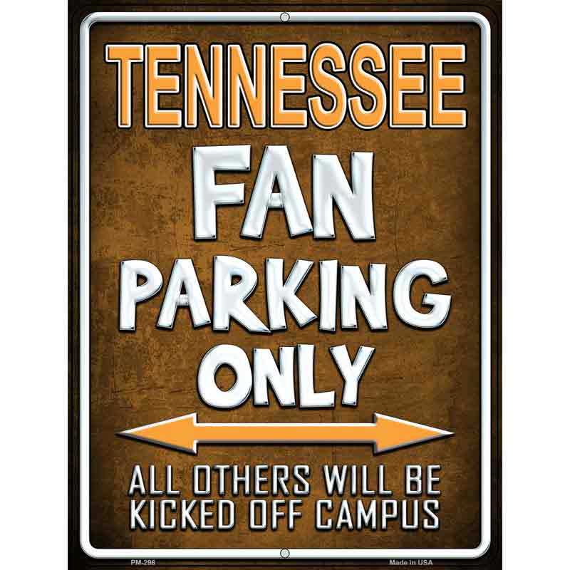 Tennessee Metal Novelty Parking Sign 4.5" x 6" (PM)