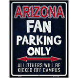 Arizona Metal Novelty Parking Sign 4.5" x 6" (PM)