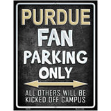 Purdue Metal Novelty Parking Sign 4.5" x 6" (PM)