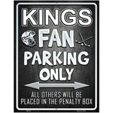 Kings Metal Novelty Parking Sign 4.5" x 6" (PM)