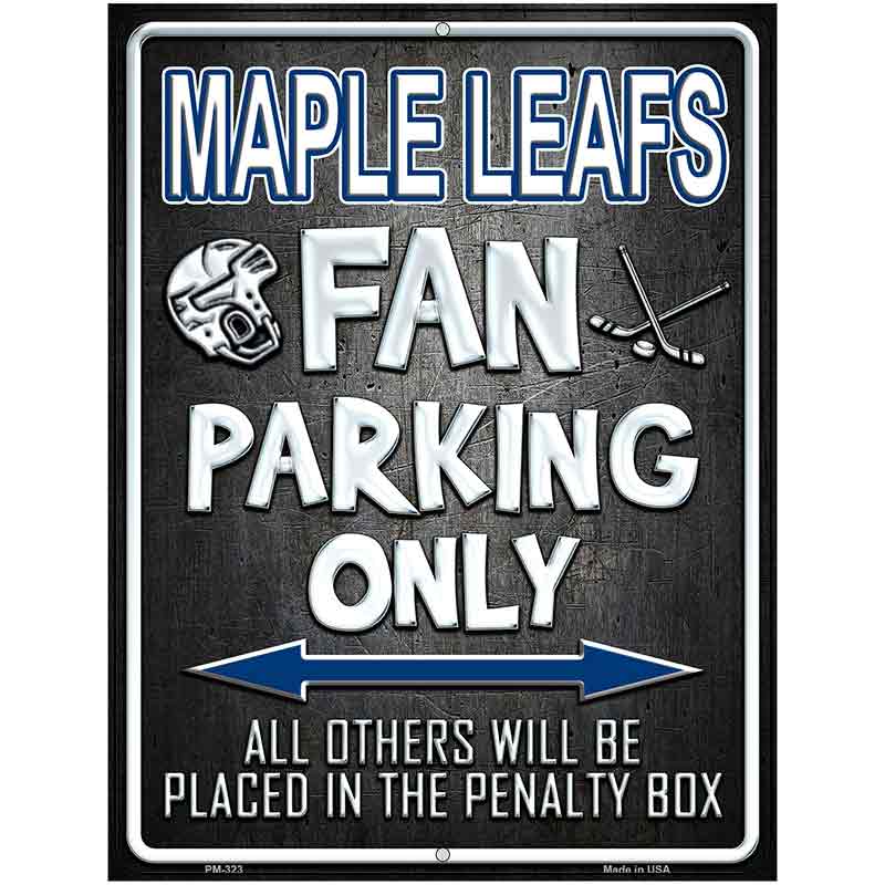 Maple Leafs Metal Novelty Parking Sign 4.5" x 6" (PM)