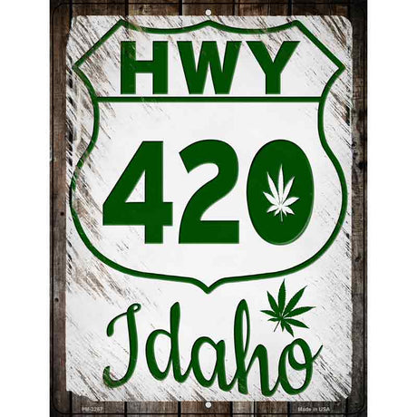 HWY 420 Idaho Novelty Metal Parking Sign 4.5" x 6" (PM)