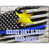 Delaware Sheriff Novelty Metal Parking Sign 4.5" x 6" (PM)