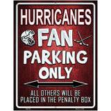 Hurricanes Metal Novelty Parking Sign 4.5" x 6" (PM)