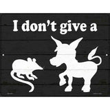 Rats Ass Novelty Metal Parking Sign 4.5" x 6" (PM)