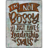 Leadership Skills Novelty Metal Parking Sign 4.5" x 6" (PM)