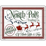 North Pole Trading Co Novelty Metal Parking Sign 4.5" x 6" (PM)