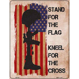 Stand for the Flag Novelty Metal Parking Sign 4.5" x 6" (PM)