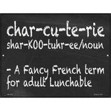 Adult Lunchable Chalkboard Novelty Metal Parking Sign 4.5" x 6" (PM)