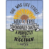 Wild And Free Perfectly Put Together Novelty Metal Parking Sign 4.5" x 6" (PM)