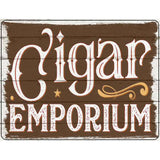 Cigar Emporium Novelty Metal Parking Sign 4.5" x 6" (PM)