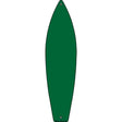 Green Solid Dye Sublimation Blank Novelty Metal Surfboard Sign 17" x 4.5" (SB)