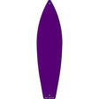 Purple Solid Dye Sublimation Blank Novelty Metal Surfboard Sign 17" x 4.5" (SB)