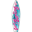 Gone Surfing Novelty Metal Surfboard Sign 17" x 4.5" (SB)