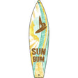 Sun Bum Novelty Metal Surfboard Sign 17" x 4.5" (SB)