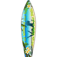 Let The Waves Novelty Metal Surfboard Sign 17" x 4.5" (SB)