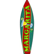 Margarita Novelty Metal Surfboard Sign 17" x 4.5" (SB)