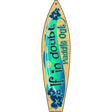 Paddle Out Novelty Metal Surfboard Sign 17" x 4.5" (SB)