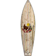 Illinois State Flag Novelty Metal Surfboard Sign 17" x 4.5" (SB)