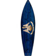 Louisiana State Flag Novelty Metal Surfboard Sign 17" x 4.5" (SB)