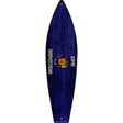 Wisconsin State Flag Novelty Metal Surfboard Sign 17" x 4.5" (SB)