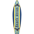 Beach House Novelty Metal Surfboard Sign 17" x 4.5" (SB)