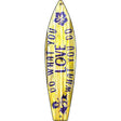 Do What You Love Novelty Metal Surfboard Sign 17" x 4.5" (SB)