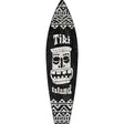 Tiki Island Novelty Metal Surfboard Sign 17" x 4.5" (SB)