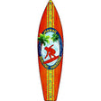 Hawaii Surfing Paradise Novelty Metal Surfboard Sign 17" x 4.5" (SB)