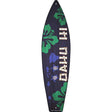 Oahu Hawaii Novelty Metal Surfboard Sign 17" x 4.5" (SB)