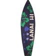 Lanai Hawaii Novelty Metal Surfboard Sign 17" x 4.5" (SB)