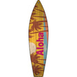 Aloha Sunset Novelty Metal Surfboard Sign 17" x 4.5" (SB)