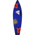 Sailboat With Little Sun Novelty Metal Surfboard Sign 17" x 4.5" (SB)