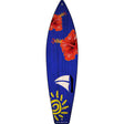 Sailboat With Big Sun Novelty Metal Surfboard Sign 17" x 4.5" (SB)