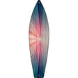 Pink And Blue Sunset Novelty Metal Surfboard Sign 17" x 4.5" (SB)