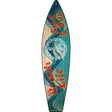 Beach Life Surf And Sun Novelty Metal Surfboard Sign 17" x 4.5" (SB)