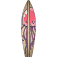 Jellyfish Pink Novelty Metal Surfboard Sign 17" x 4.5" (SB)