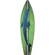 Dolphin Novelty Metal Surfboard Sign 17" x 4.5" (SB)