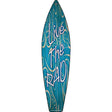 Live The Rad Novelty Metal Surfboard Sign 17" x 4.5" (SB)