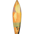 Tropical Sunset Novelty Metal Surfboard Sign 17" x 4.5" (SB)