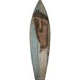 Weathered Boat Novelty Metal Surfboard Sign 17" x 4.5" (SB)