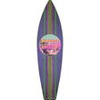 Summer Vibes Novelty Metal Surfboard Sign 17" x 4.5" (SB)