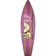 Peace Love Flip Flops Novelty Metal Surfboard Sign 17" x 4.5" (SB)