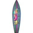 Peace Love Surf Novelty Metal Surfboard Sign 17" x 4.5" (SB)