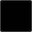 Black Solid Novelty Metal Square Sign 12" (SQ)