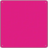 Pink Solid Novelty Metal Square Sign 12" (SQ)