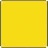 Yellow Solid Novelty Metal Square Sign 12" (SQ)