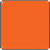 Orange Solid Novelty Metal Square Sign 12" (SQ)