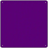 Purple Solid Novelty Metal Square Sign 12" (SQ)