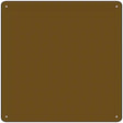 Brown Solid Novelty Metal Square Sign 12" (SQ)